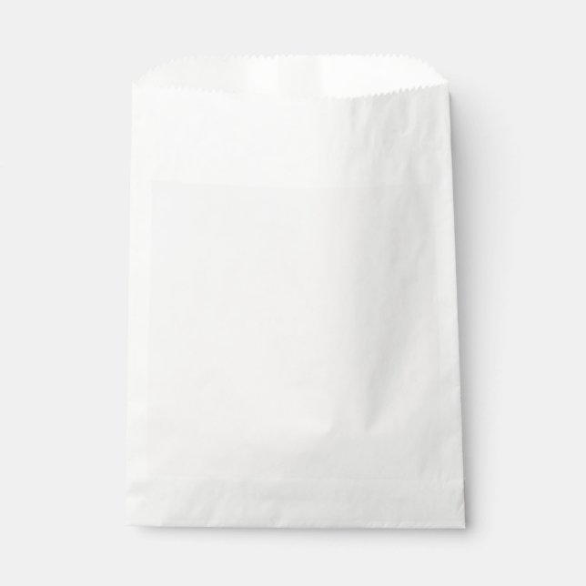 Linen White, Off-White  Favor Bag (Front)