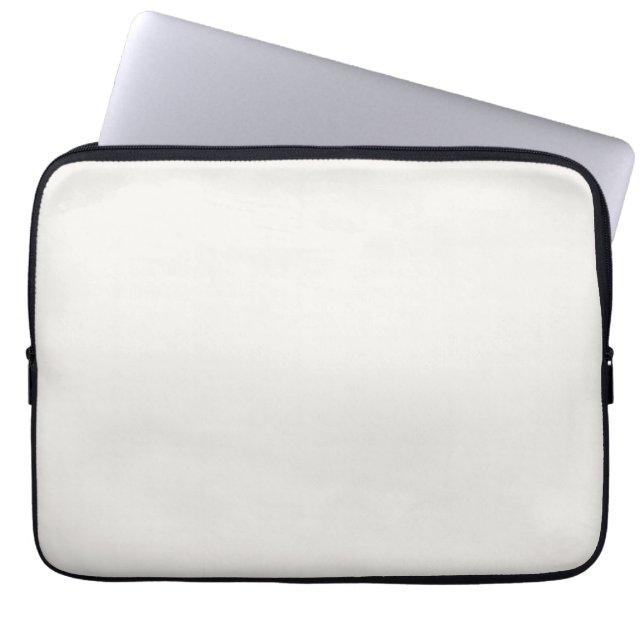 Linen White, Off-White  Laptop Sleeve (Front)