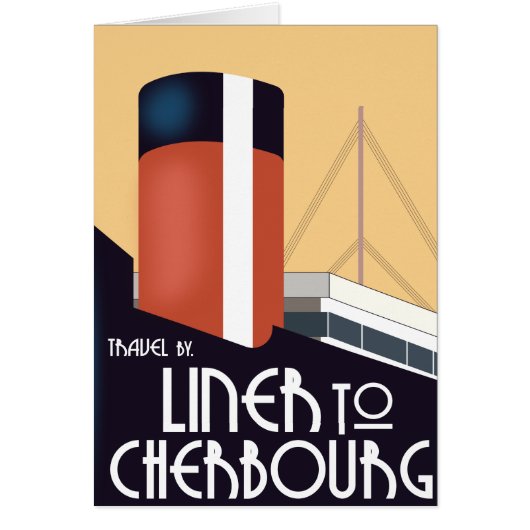 Liner to Cherbourg Cards (Front)