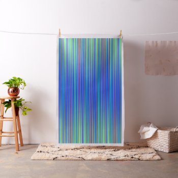 Lines 103  Blue And Green Multi Hued Gradated Line Fabric by Lonestardesigns2020 at Zazzle