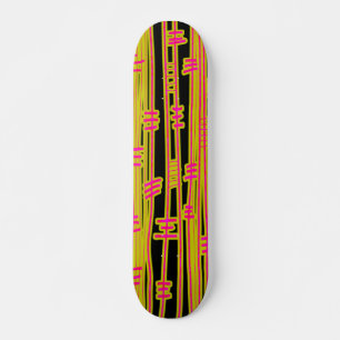 Lines Abstract - 02 Skateboard Deck