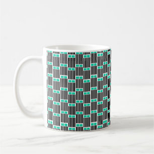 Lines and Boxes Coffee Mug