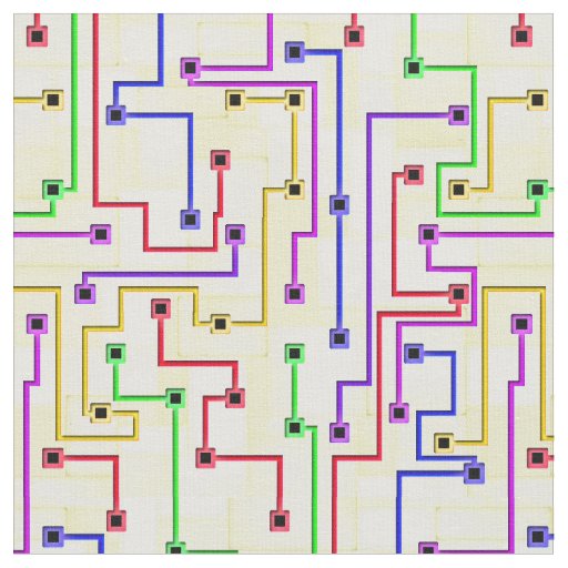 Lines And Nodes Fabric