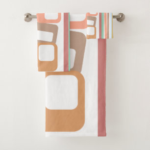 Lines and Rectangles  Bath Towel Set