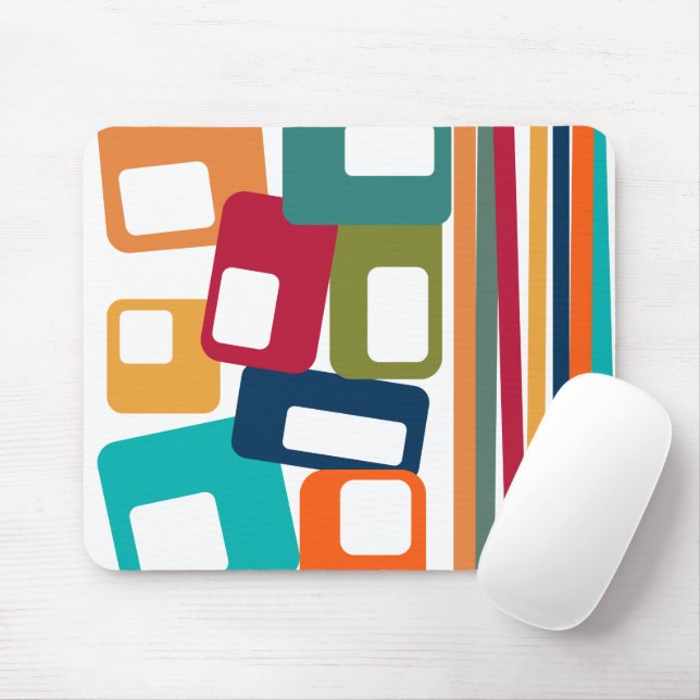Lines and Rectangles  Mouse Pad (With Mouse)