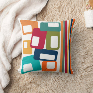 Lines and Rectangles  Throw Pillow