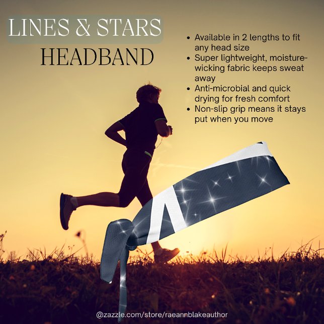 Lines and Stars Headband (Creator Uploaded)