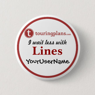 Lines Button - Design 2 (White)