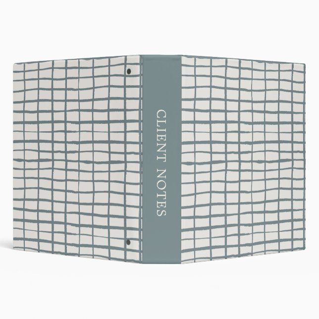 lines checkered simple geometric minimalist 3 ring binder (Background)