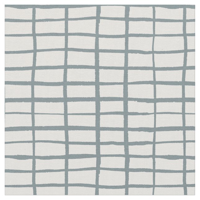 lines checkered simple geometric minimalist fabric (Close Up)