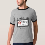 Lines Expert  T-shirt at Zazzle