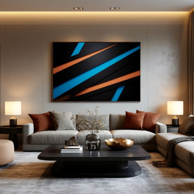 Lines in Motion Canvas Print (Creator Uploaded)