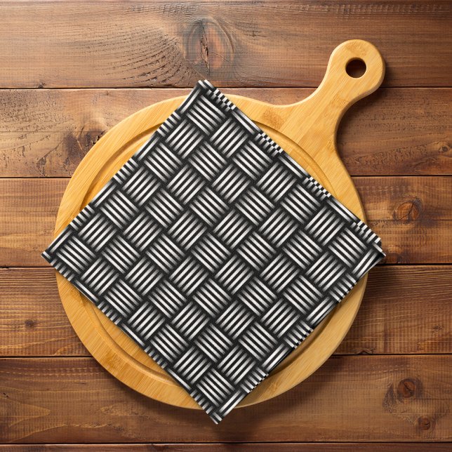 Lines Intersecting Art Cloth Placemat (Lines table placemat)