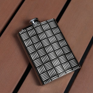 Lines Intersecting Art Flask