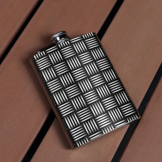 Lines Intersecting Art Flask (line art flask)