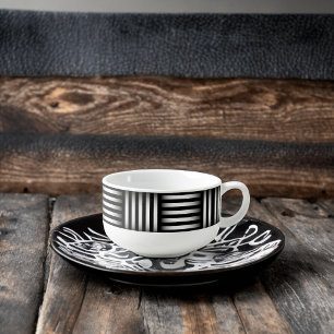 Lines Intersecting Art Soup Mug