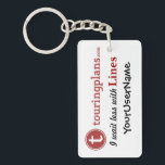 Lines Key Chain (White)<br><div class="desc">TO CUSTOMIZE: (1) Click on the "Customize It!" button just below the key chain's picture. (2) On the RIGHT, under "Customize It!" - in the bar that says "YourUserName" - click on "Change text." (3) An "Add Text... " box will appear. Highlight "YourUserName" and type in your custom text. (4)...</div>