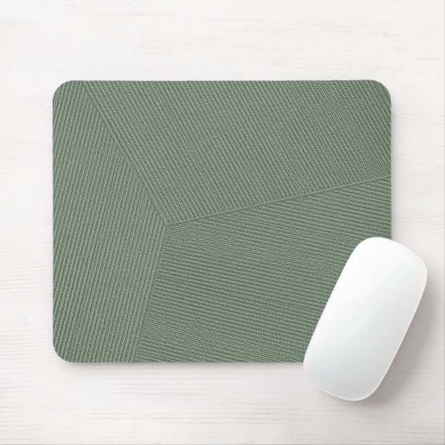 Lines Kombu Green Mouse Pad (With Mouse)