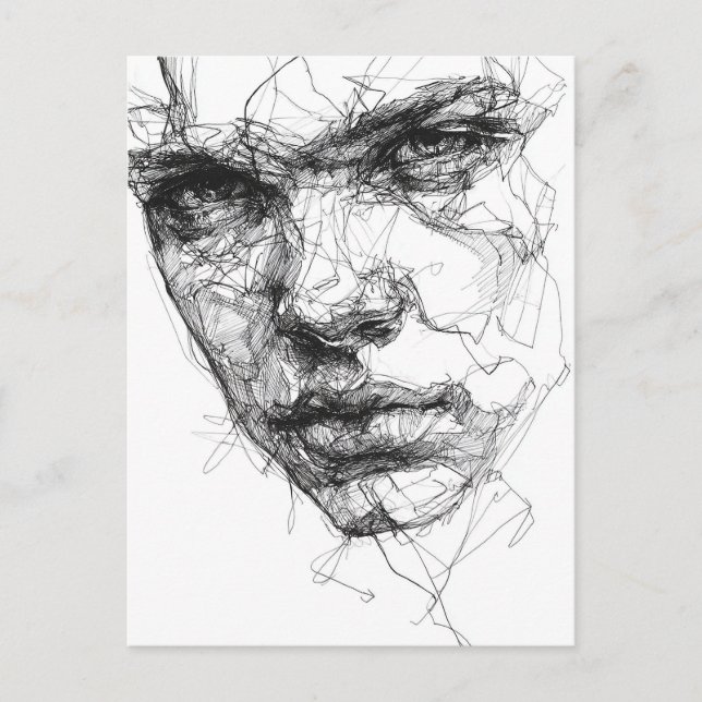 Lines of a Fractured Gaze Postcard (Front)
