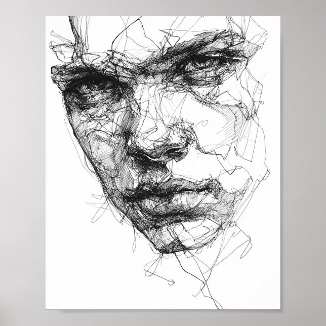 Lines of a Fractured Gaze Poster (Front)