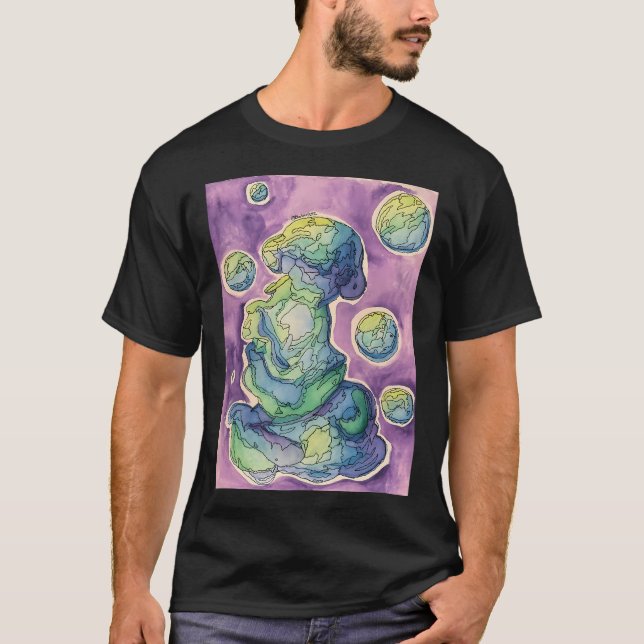 Lines Of a Jellyfish T-Shirt (Front)