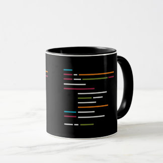 Lines of Code on Dark Mode for Programming Lovers Mug