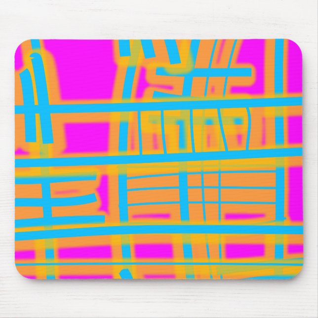 "Lines of Communication" Abstract Mouse Pad (Front)