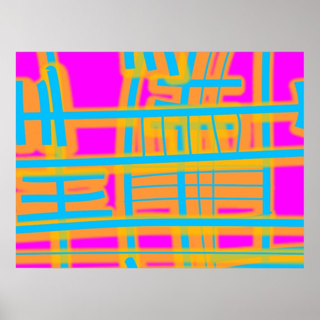 "Lines of Communication" Abstract Poster (Front)