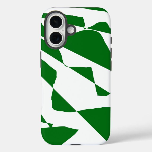 Lines of Green Case-Mate iPhone Case (Back)