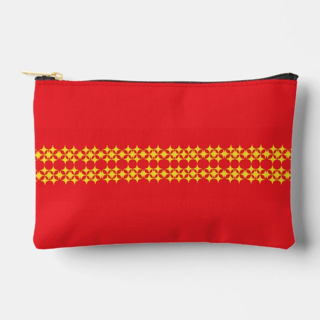Lines of Stars Small Accessory Pouch (Front)