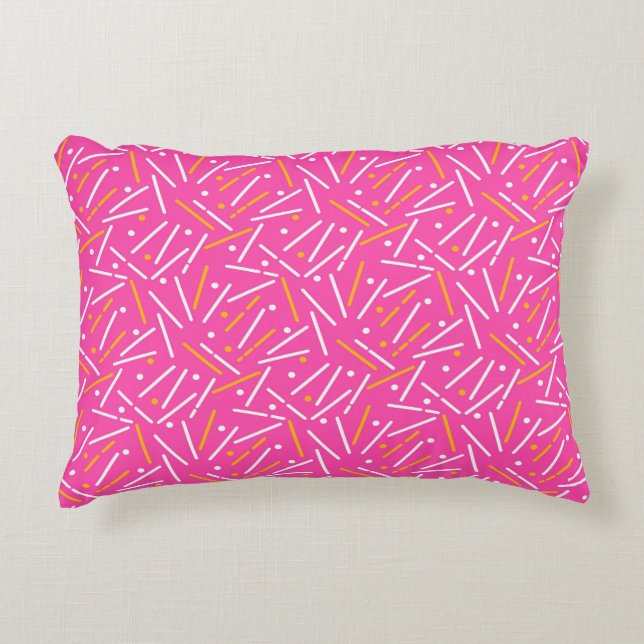 Lines Pattern 1 Accent Pillow (Front)