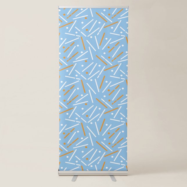 Lines Pattern 6 Retractable Banner (Front)