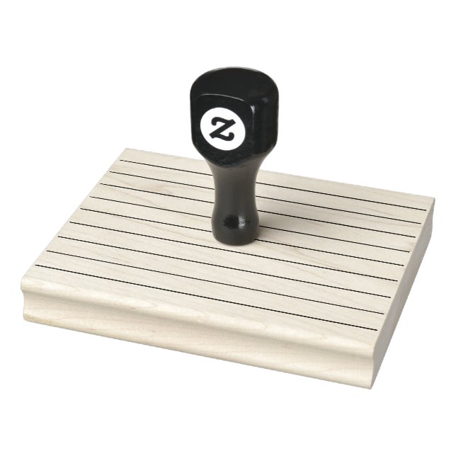 Lines Rubber Art Stamp (Stamp)