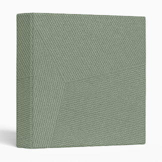 Lines Sage Green 3 Ring Binder