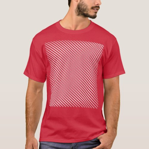 Lines Square Design T_Shirt