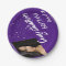 Lines & Stars | Editable Purple | Photo Graduation