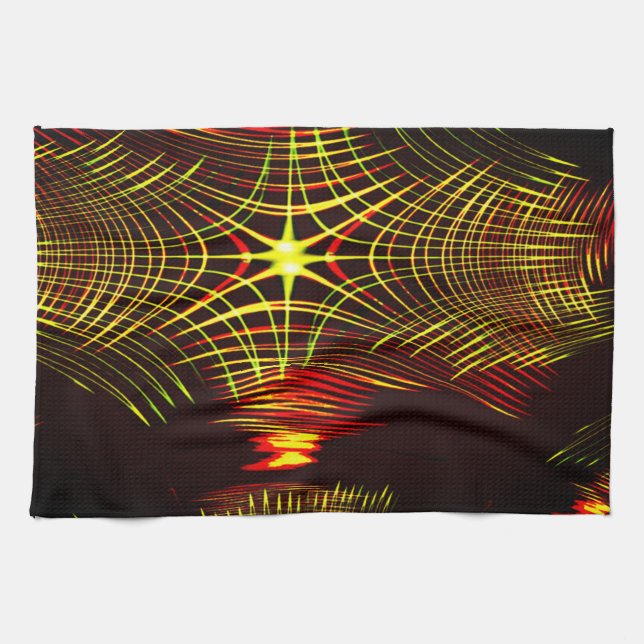 Lines that repeat in wave and light effect? kitchen towel (Horizontal)