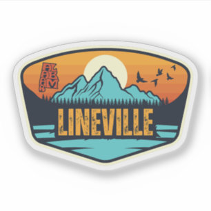 Lineville, Alabama Sticker