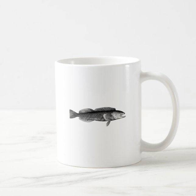 Lingcod Logo Coffee Mug (Right)