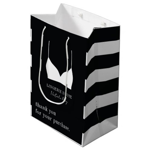 Lingerie Boutique thank you for your purchase Medium Gift Bag