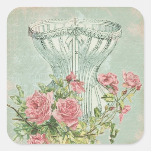 Lingerie Bridal Shower Favor Tags Antique Floral