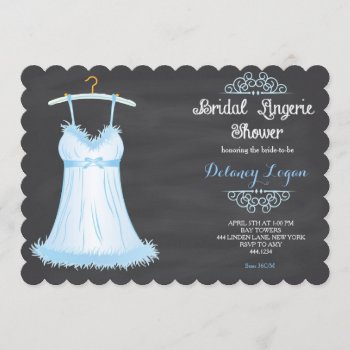 Lingerie Bridal Shower Invitation by ThreeFoursDesign at Zazzle