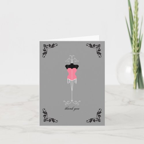 Lingerie Bridal Shower Thank You Notes