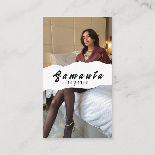 Lingerie Business Card (Front)