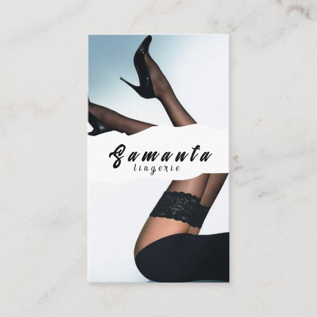 Lingerie Business Card (Front)