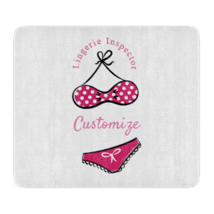 Lingerie Inspector Thunder_Cove Cutting Board