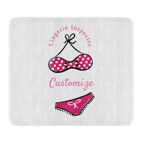 Lingerie Inspector Thunder_Cove  Cutting Board