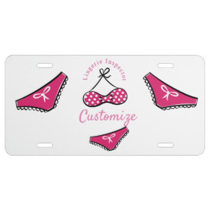Lingerie Inspector Thunder_Cove License Plate