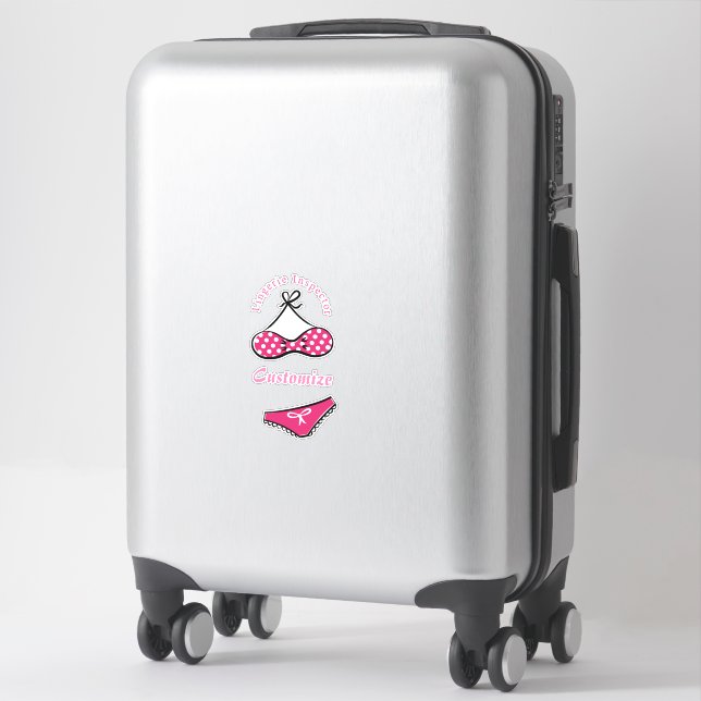 Lingerie Inspector Thunder_Cove  Sticker (Suitcase)