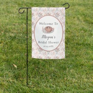 Lingerie & Lattes Bridal Shower Garden Flag